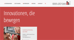 Desktop Screenshot of henkel-roth.com